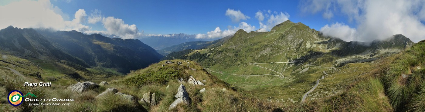21 Bellissimo il panorama su Fioraro (a dx),  Valle del Bitto di Albaredo, Valtellina, Alpi Retiche.jpg